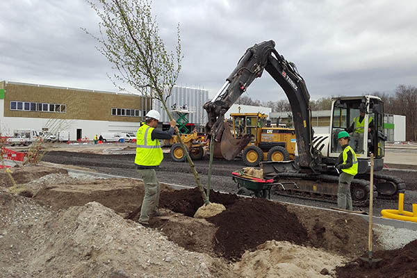 Parking du parc d'activité Taubenhof