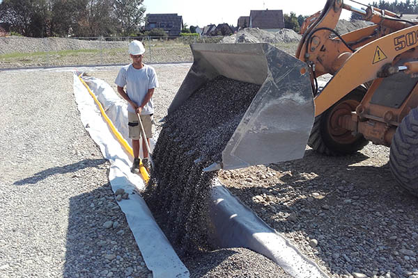 Création du terrain de foot
