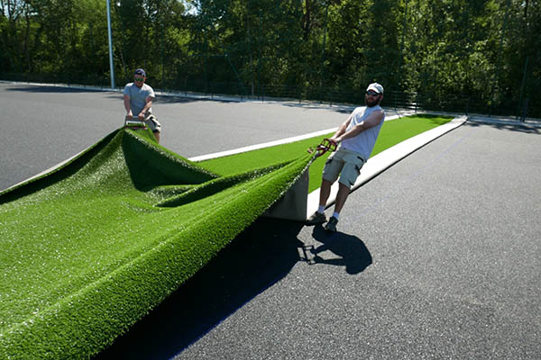 Création du terrain de foot