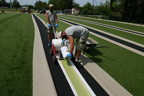 Création du terrain de foot