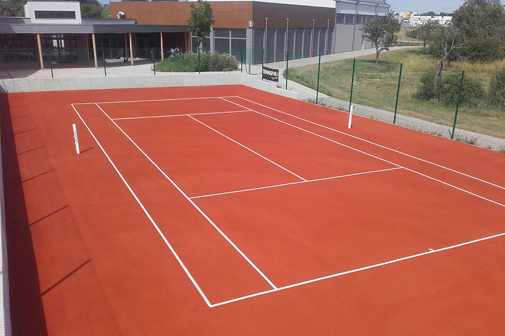 terrain de tennis