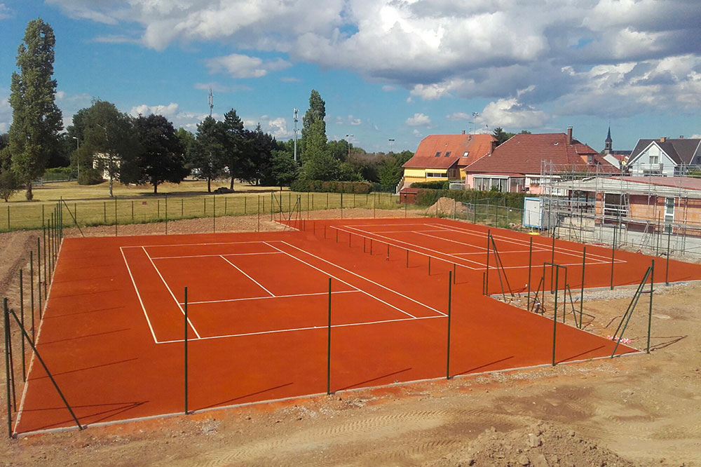 terrains de tennis
