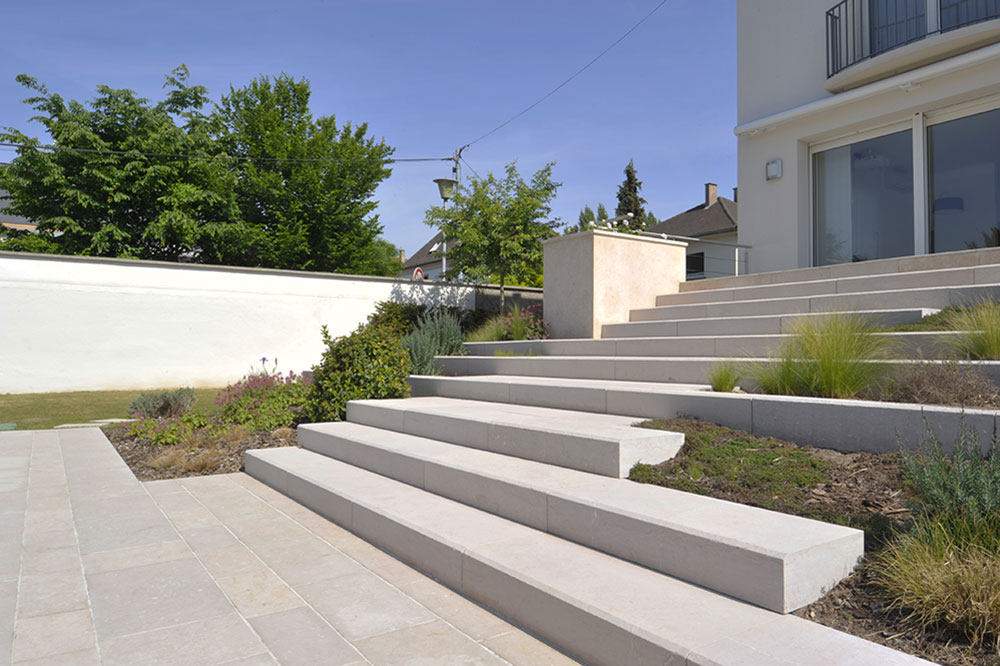 escalier en calcaire