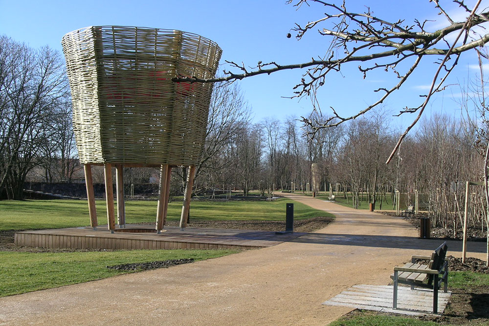 installation dans le parc
