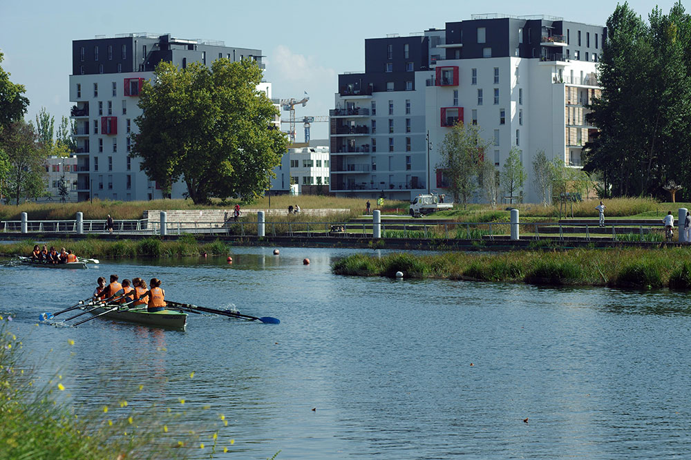 aviron sur le bassin